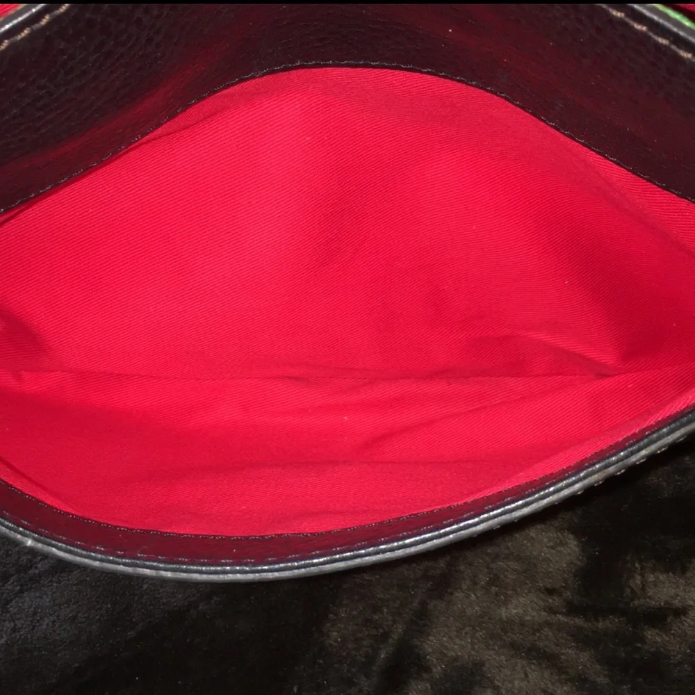 Dooney & Bourke Florentine Full Flap Saddle Bag in Black - Picture 10 of 12